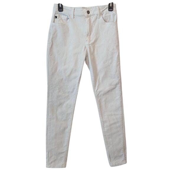 KanCan Pants - Kancan Ivory Oatmeal Classic Cotton Corduroy Skinny Jeans Size 9 Waist 28